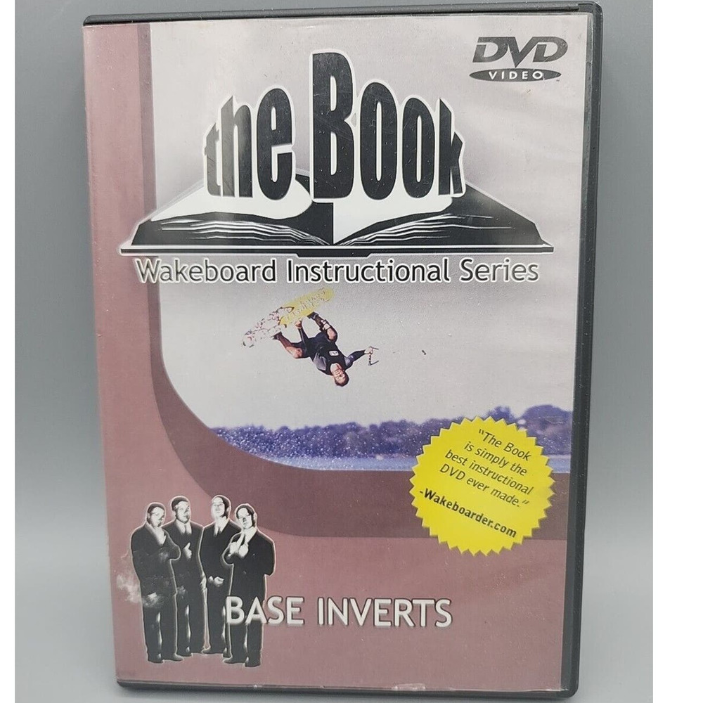 The Book Base Inverts Wakeboarding Video Instructional Series DVD Clermont